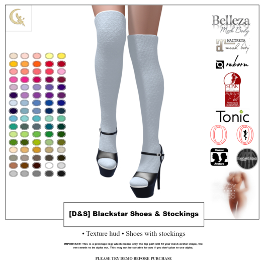 [D&S] Blackstar Shoes & stockings