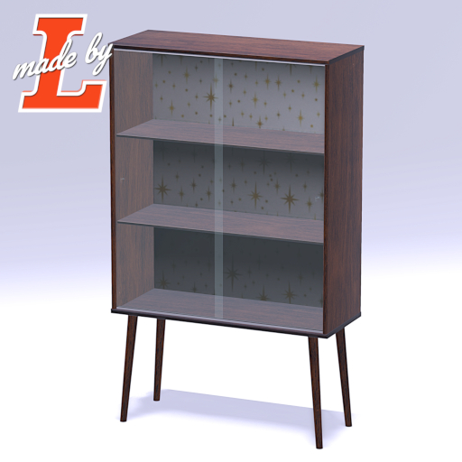 MadeByL - Midcentury Display Cabinet