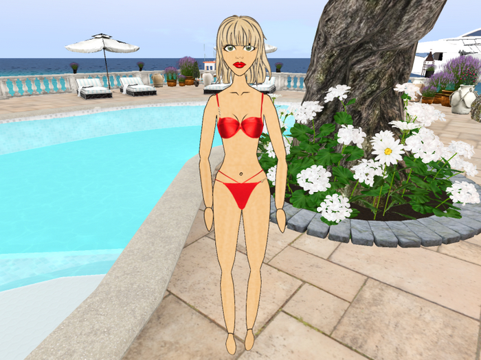 [SLZS] PMR Cardy Bikini Swimsuit 04 (red)