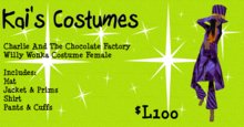 .:KC:. Charlie & the Chocolate Factory - Willy Wonka Female