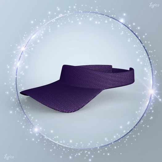 Purple Tennis Visor