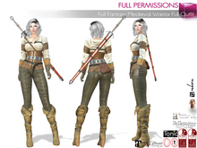 5in1 Full Perm Female Medieval Fantasy Warrior Outfit For Maitreya 5.3 LaraX Ebody Reborn Legacy Belleza Slink Tonic