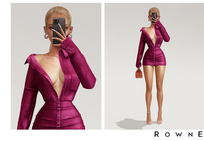 Rowne.Jess Button Dress - Demo