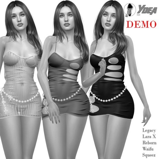 *Ydea*  Gilda Dress Multicolors Demo