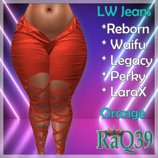 [R39] LW Jeans-Orange