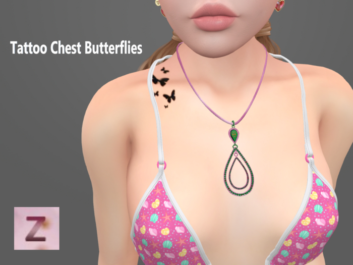 Tattoo Chest Butterflies