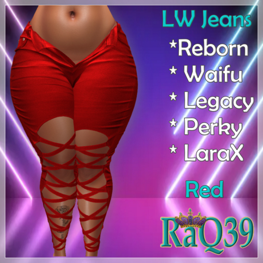 [R39] LW Jeans-Red