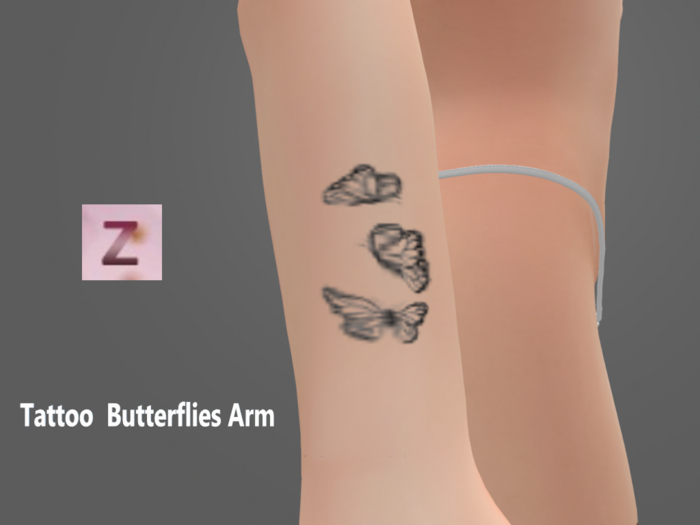 Tattoo  Butterflies Arm
