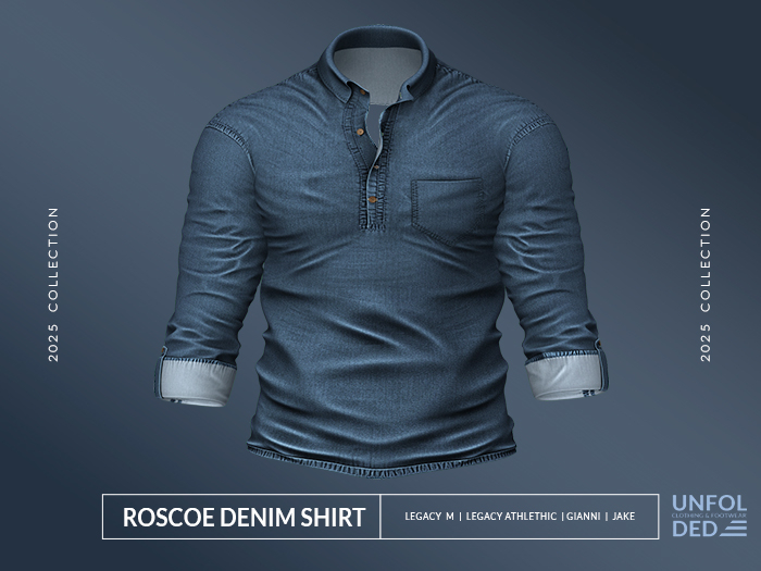 UNFOLDED / Roscoe Denim Shirt # 1