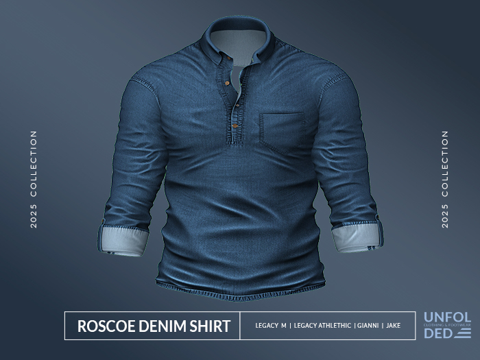 UNFOLDED / Roscoe Denim Shirt # 3