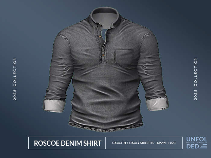 UNFOLDED / Roscoe Denim Shirt # 5