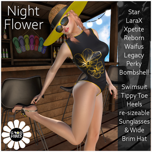 GoodVibes Night Flower BumbleBee 