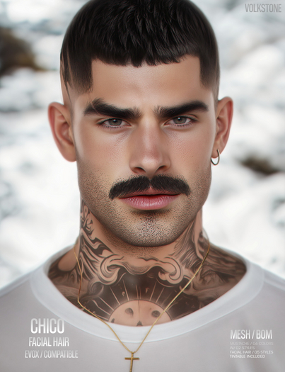 Volkstone Chico Mustache / FATPACK