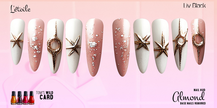 Nail HUD - Almond -  L'etoile - Demo