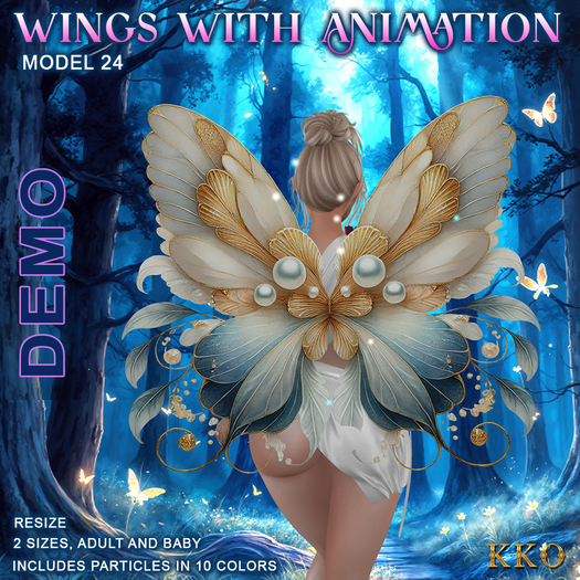[KKO] Wings with animation - Model 24 DEMO