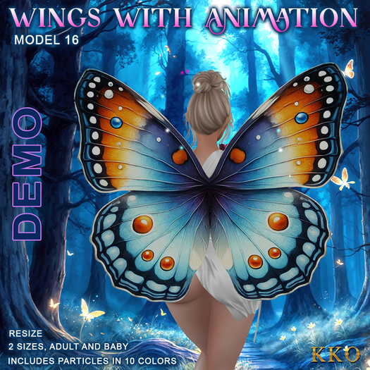 [KKO] Wings with animation - Model 16 DEMO