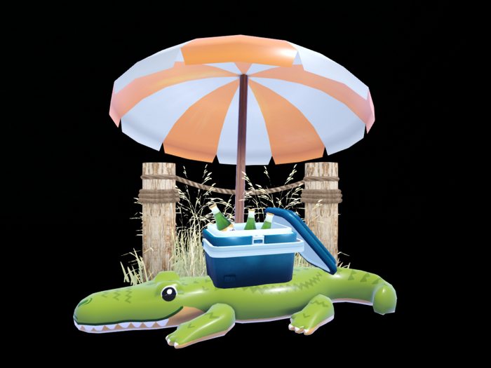 MC Ocean Deep Gator Cooler Floater 