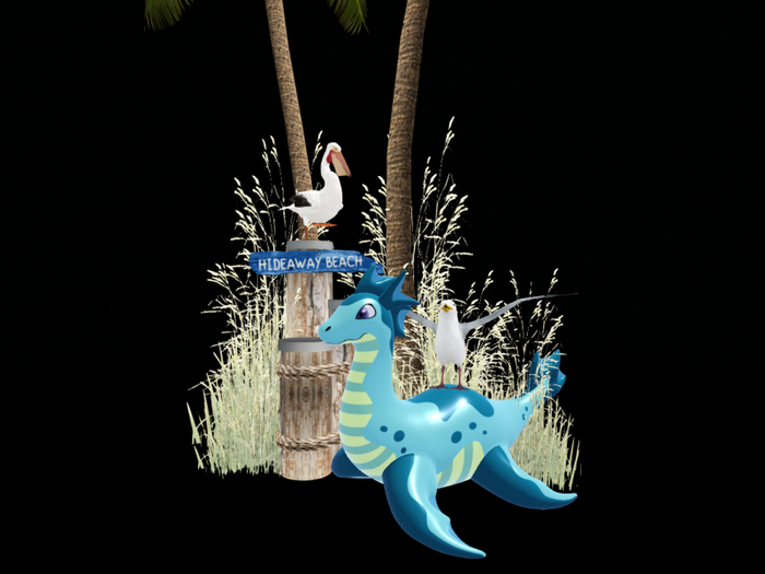 MC Ocean Deep Hideaway Dragon Floater