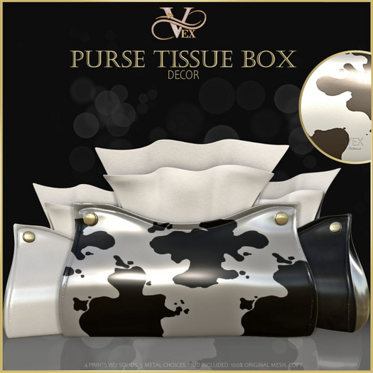 .:VEX.: Purse Tissue Box : BROWN (Add)