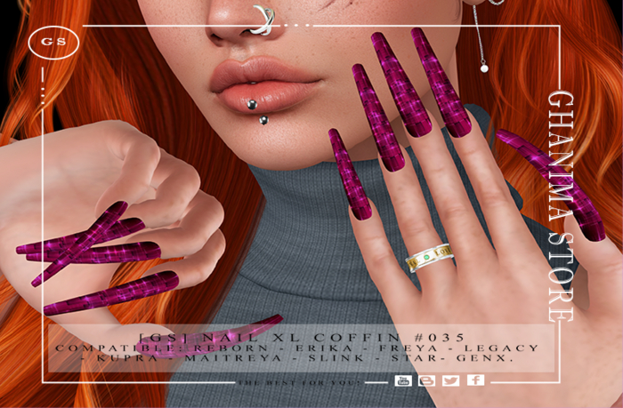 [GS] Nail  XL Coffin # 035