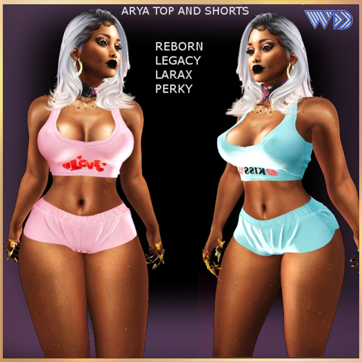 WAD DESIGNS ARYA TOP AND SHORTS