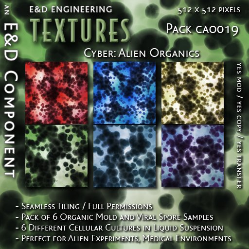 Second Life Marketplace - [CAO019] 6 Alien Virus Lab Experiment ...