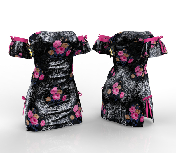 Pink Couture Ribbon Dress Reborn