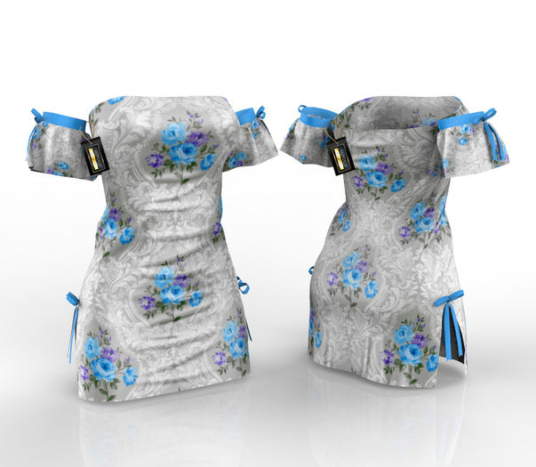 Sky Rose Ribbon Dress Reborn