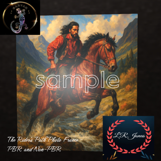 Barvak™ - The Rider's Path Panel - PBR and Non PBR - Photo Frame - Decoration - Art