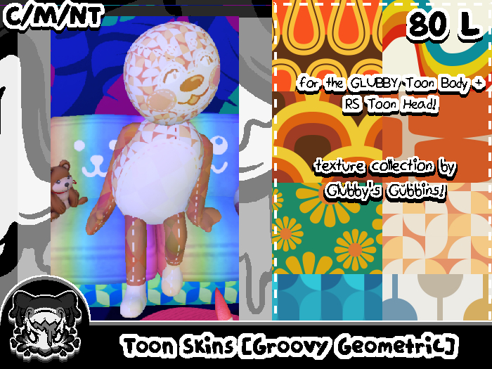 [SKIN_SYN vs GLUBBY] Toon Skins [Groovy Geometric]