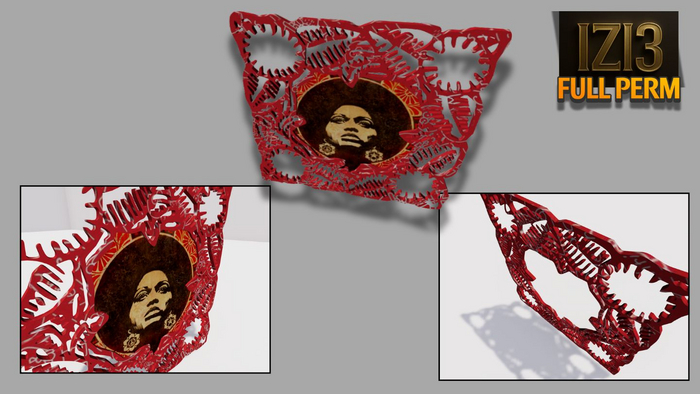 Mesh Black Power Picture Frame 2 impact Full Perm isabelleize