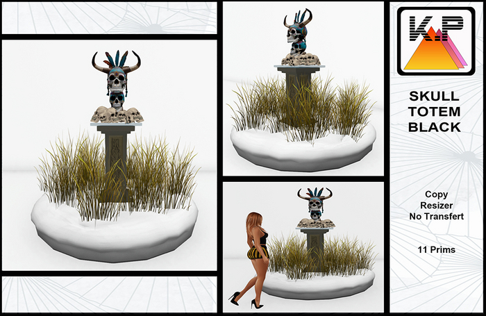 SKULL TOTEM BLACK