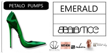 Baiastice_Petalo Pumps-Emerald