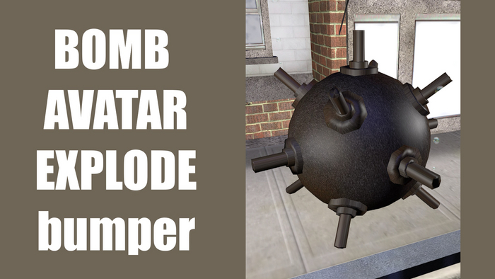 BOMB AVATAR Explode Boomer Included FULL PERM