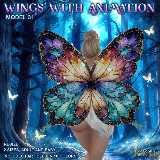 [KKO] Wings with animation - Model 31