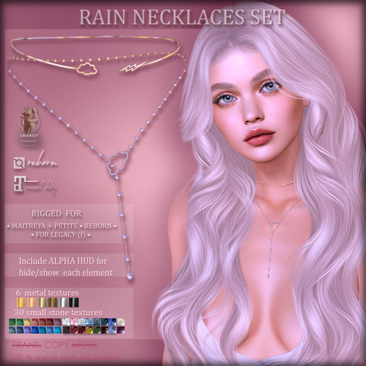 *AvaWay* RAIN Necklaces Set