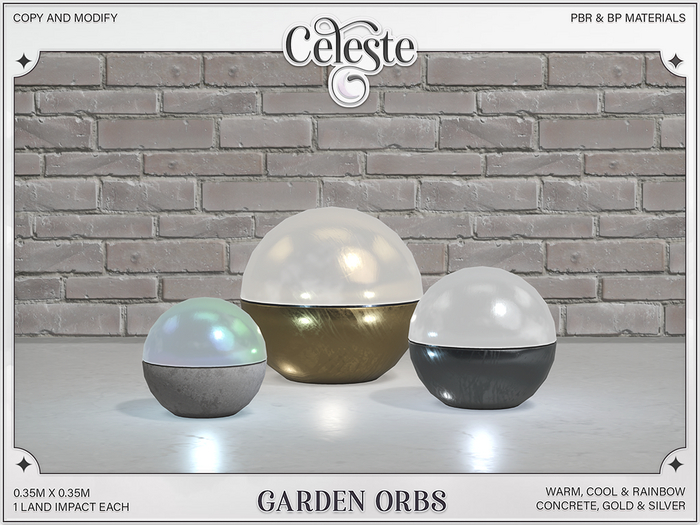 CELESTE - Garden Orbs