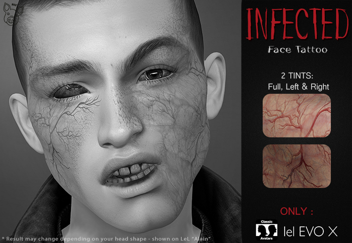 Mad' - Infected FaceTattoo [DEMO] [BOM + EVOX]