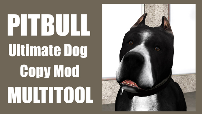 Pitbull Ultimate Dog - Smartest, Cutest, Most Loyal Companion in Second Life