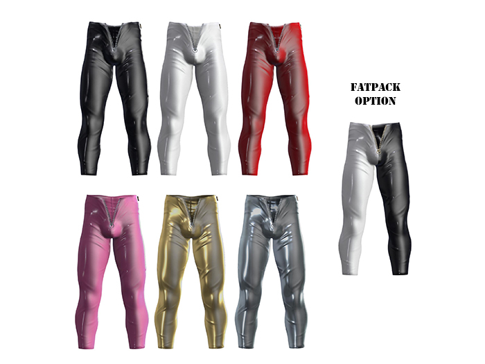TwoSided Latex leggings Sly
