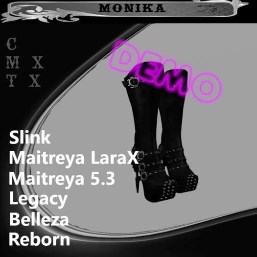 Demo boots nina stempunk