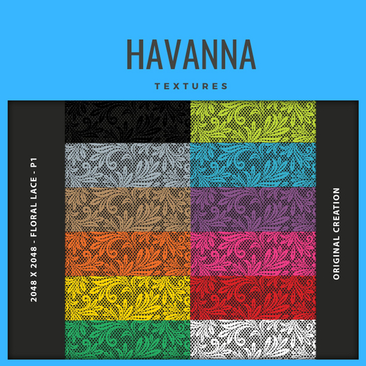 2025::: HAVANNA:::FLORAL LACE :::: P1