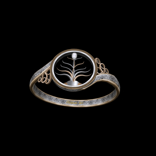 Ladies Petite Tree Of Life Ring 2025 2 TW - R