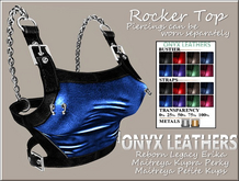 Leather Rocker Top - with/without Piercings Hud driven