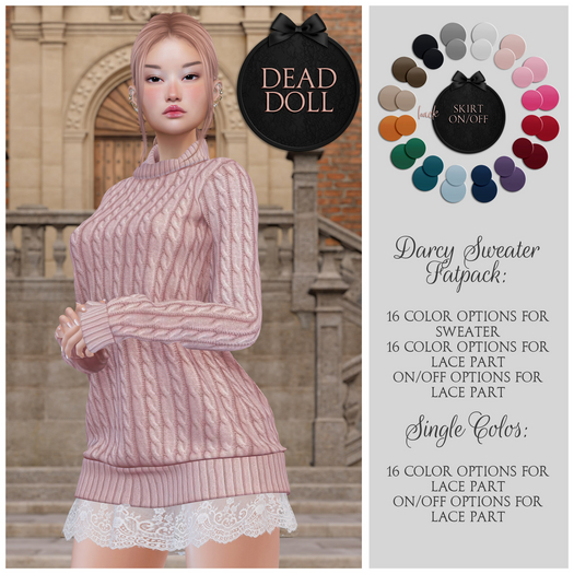 DEAD DOLL - Darcy Sweater - Fatpack