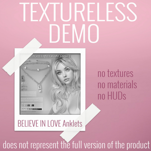 TEXTURELESS DEMO *AvaWay* RACHEL Necklaces Set