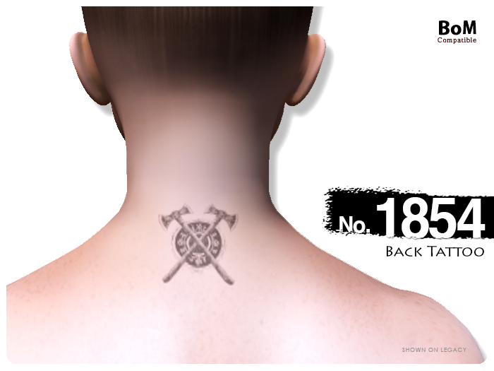 (Back Tattoo) No.1854