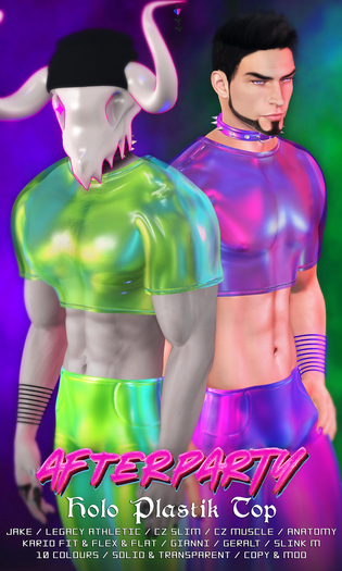 Afterparty - Holo Plastik Top