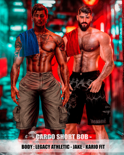 MAZA // CARGO SHORT BOB // FATPACK