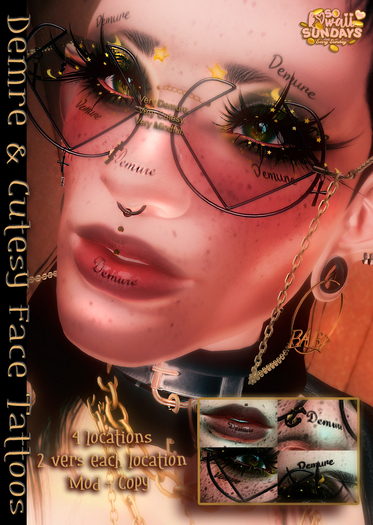 #Dreamn // Demure & Cutesy Tatoos